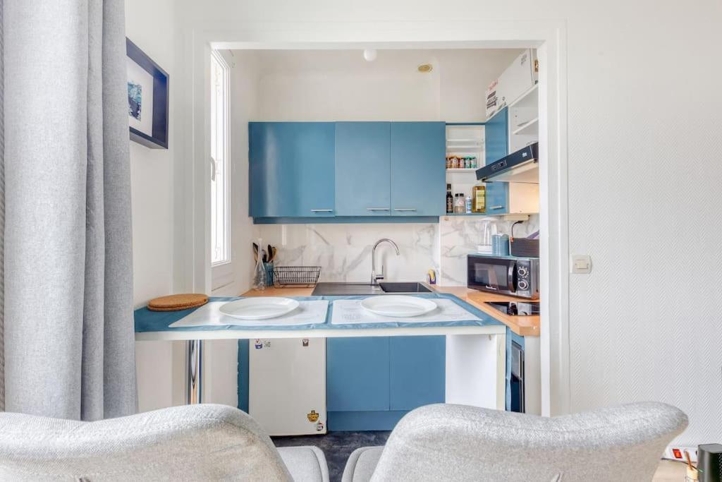 Studio Lumineux -15 Min De Paris La Garenne-Colombes Buitenkant foto